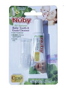 Nuby Fogkrém + ínytisztító szilikon 1.190-