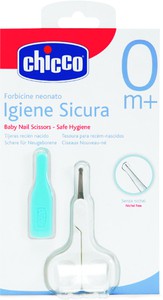 Chicco bébi körömvágó olló (kék,rózsaszín,sárga) 1.590-